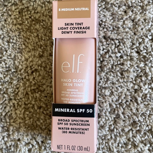 elf Halo Glow Skin Tint SPF 50 in Medium Neutral #8 - Picture 1 of 6